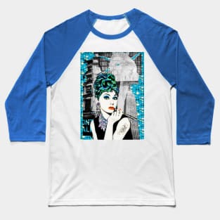 Audrey punked and smoking Baseball T-Shirt